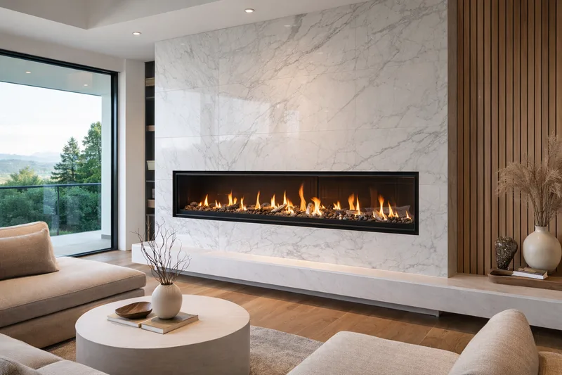 Gas Linear Fireplaces